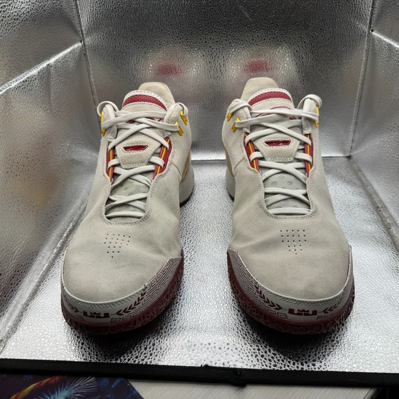 Size 14 Nike Zoom Lebron NXXT Gen‎ AMPD Cavaliers Bone Mens Sneaker FZ7890-001 main image 7